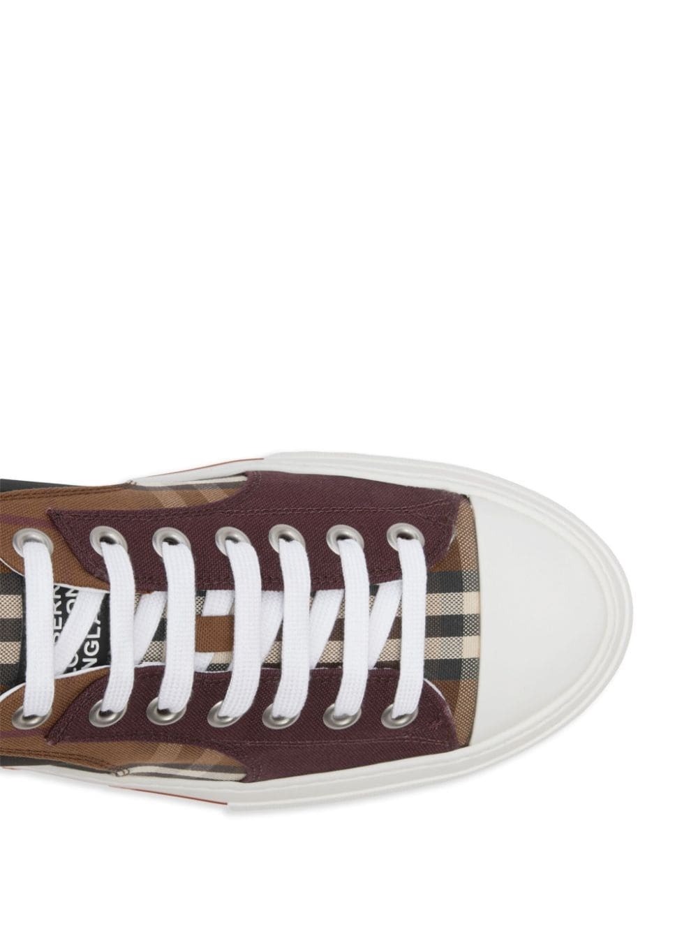 Vintage Check patchwork sneakers - 2