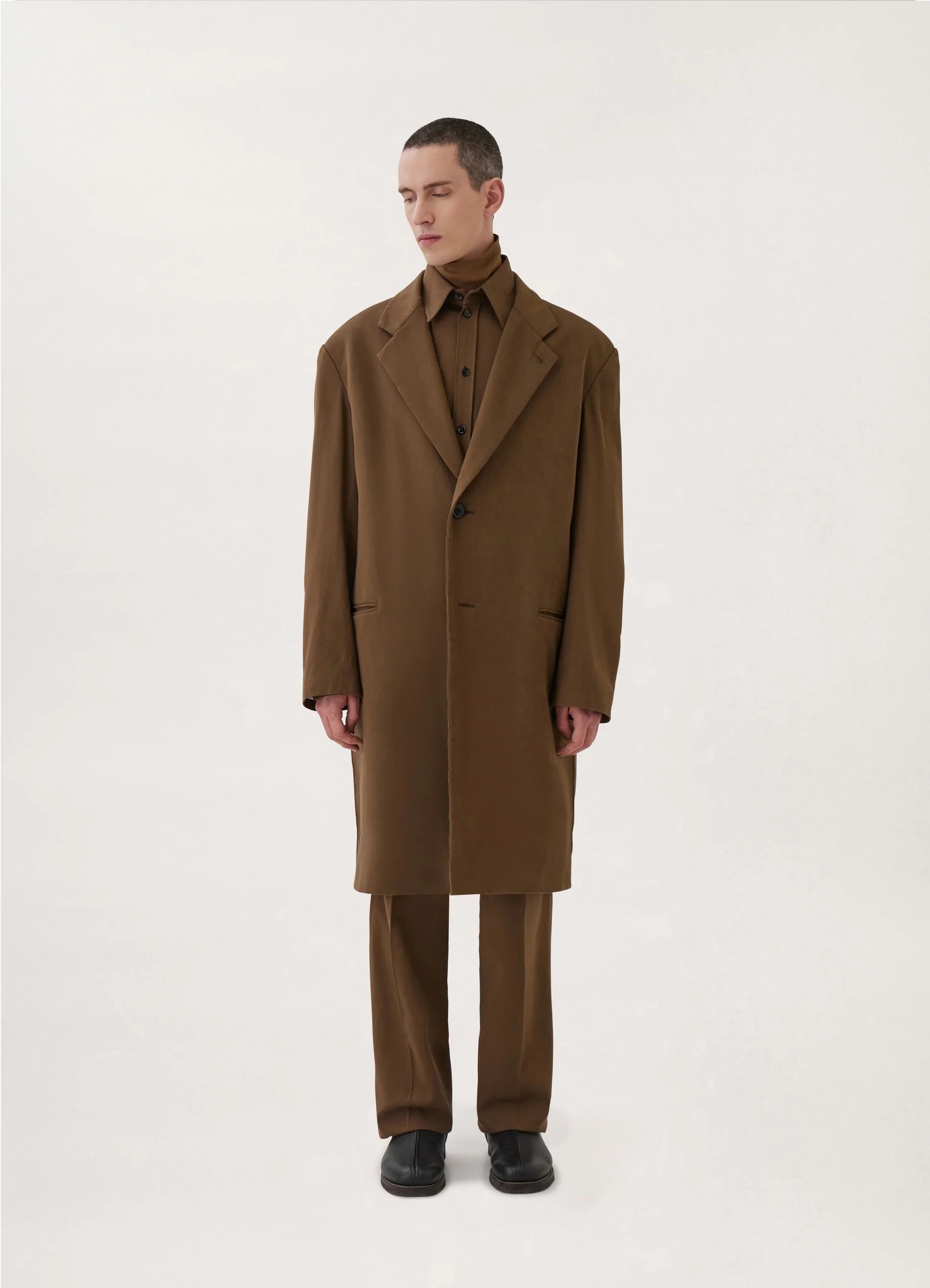 CHESTERFIELD COAT
COTTON VISCOSE - 3