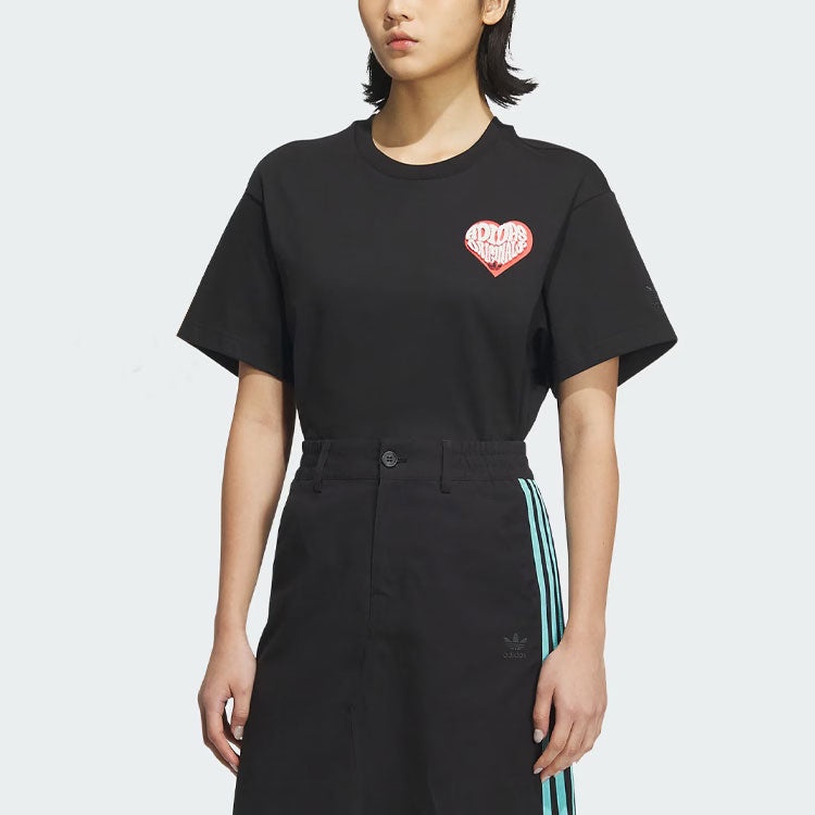 adidas originals V-Day Short Sleeve T-Shirt (Gender Neutral) 'Black' JE3470 - 4