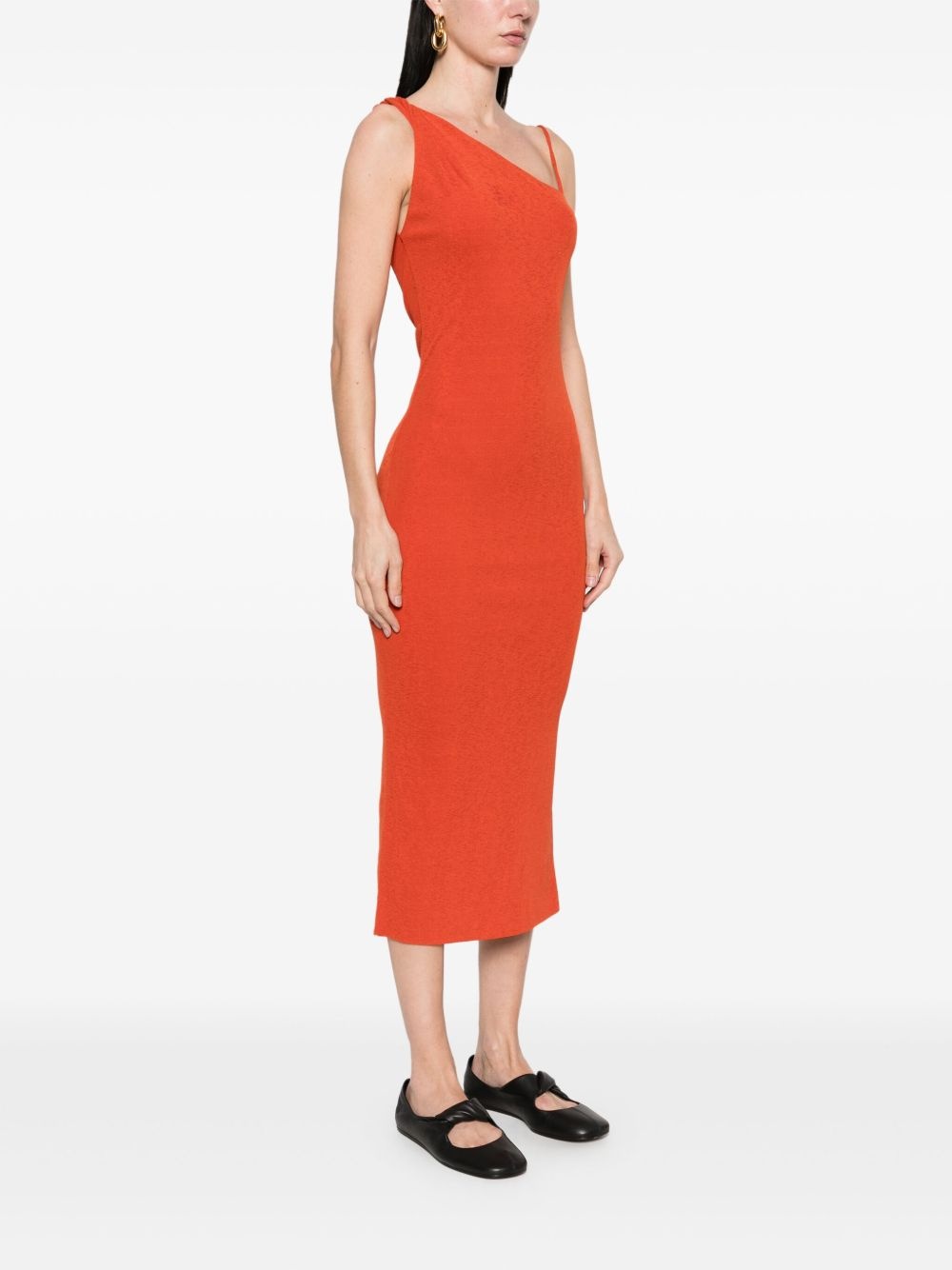 asymmetric midi dress - 3