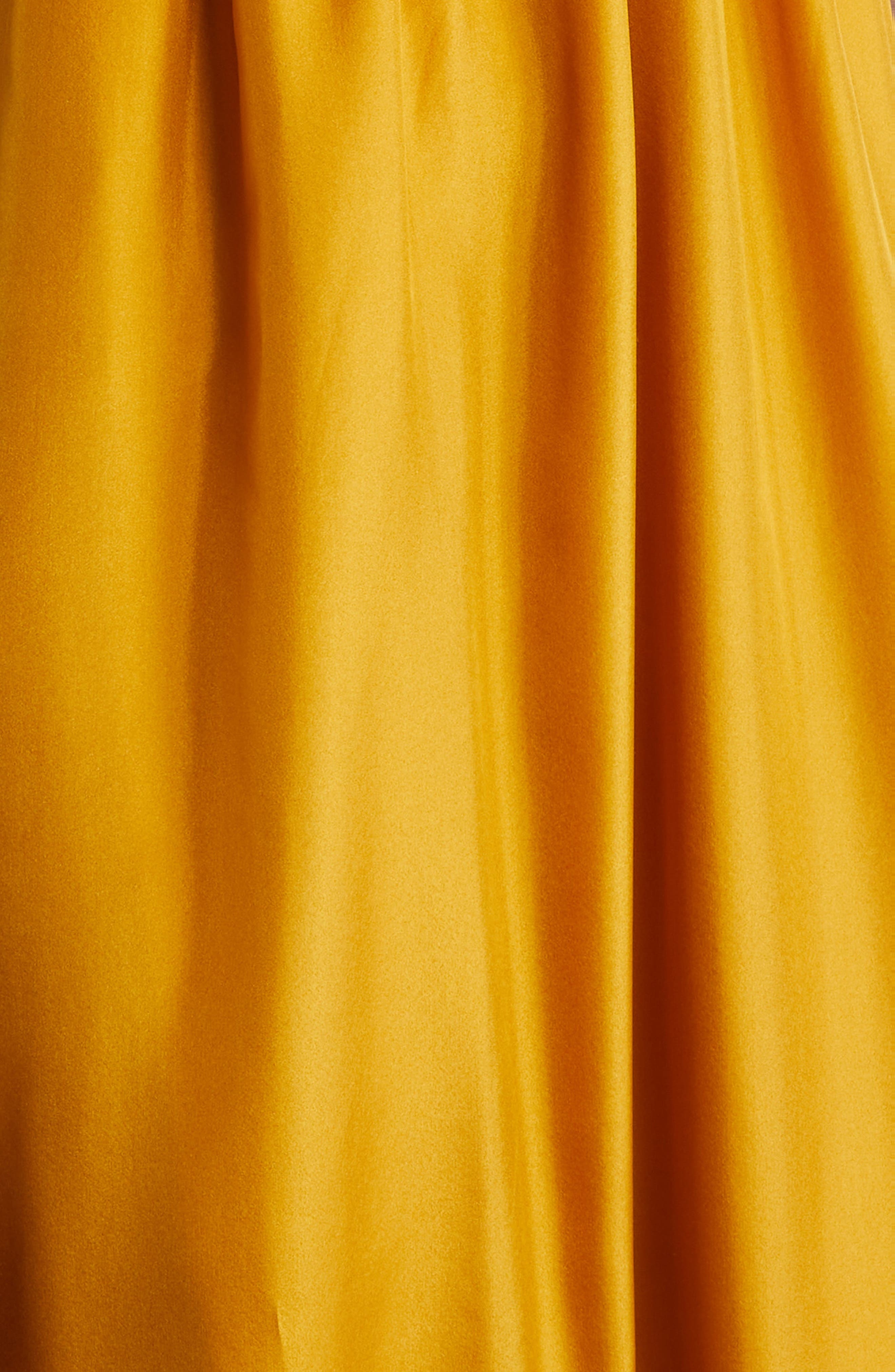 Zimmermann Rhiannon Tiered Ruffle Peplum Silk Maxi Dress in Gold at Nordstrom - 6