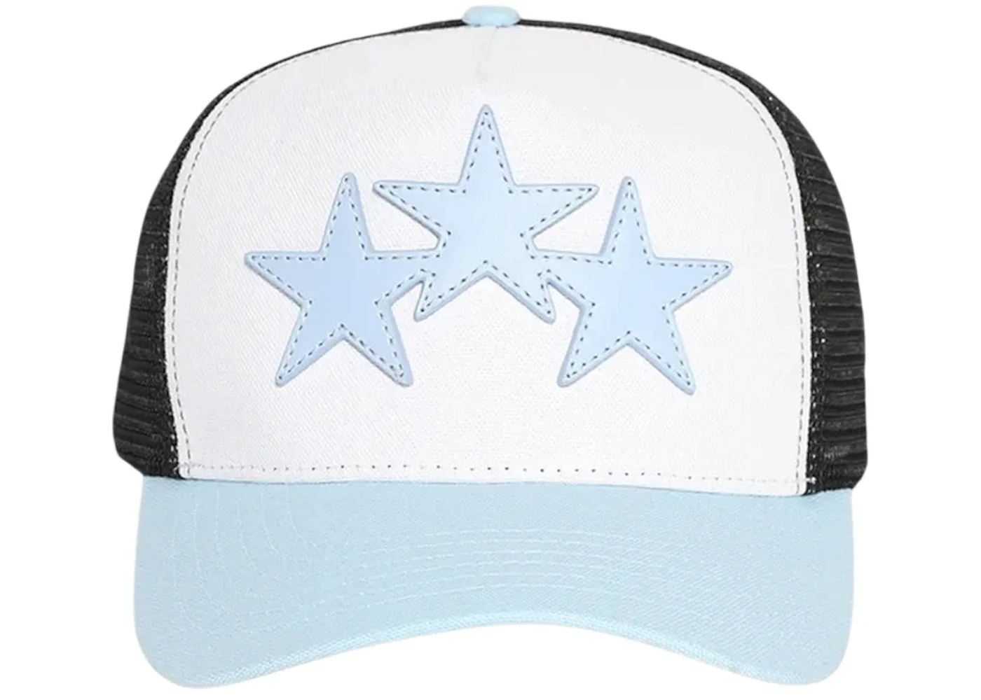 AMIRI 3 Star Trucker Cap White/Blue - 1
