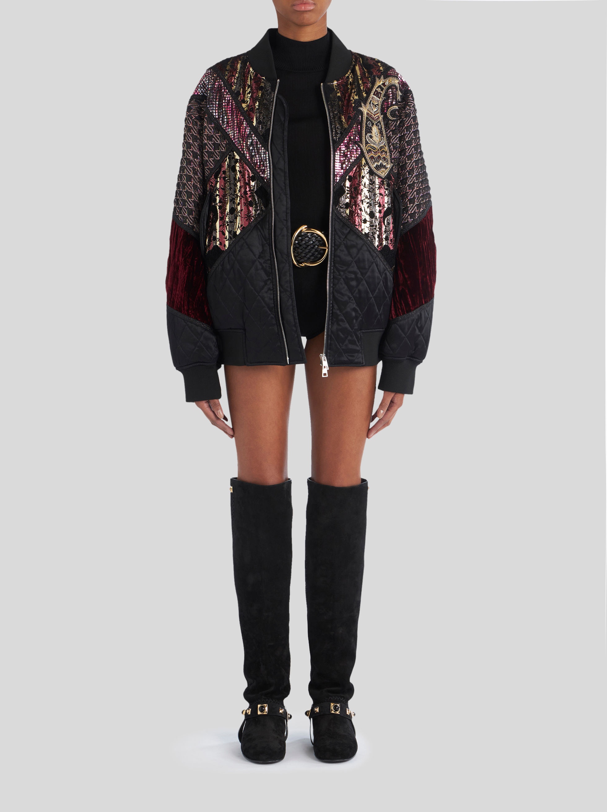 JERSEY BODYSUIT WITH ETRO CUBE LOGO - 3