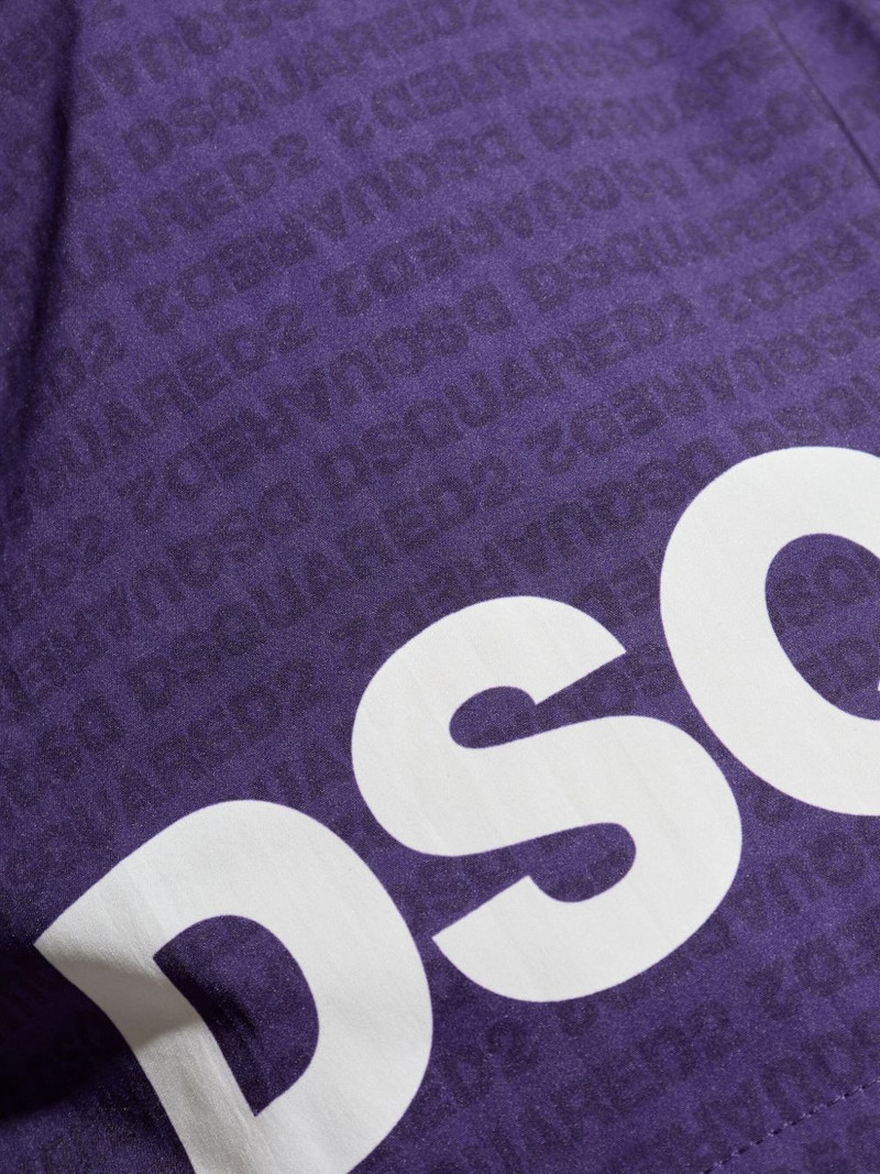 DSQUARED2 logo-print drawstring swim shorts outlook