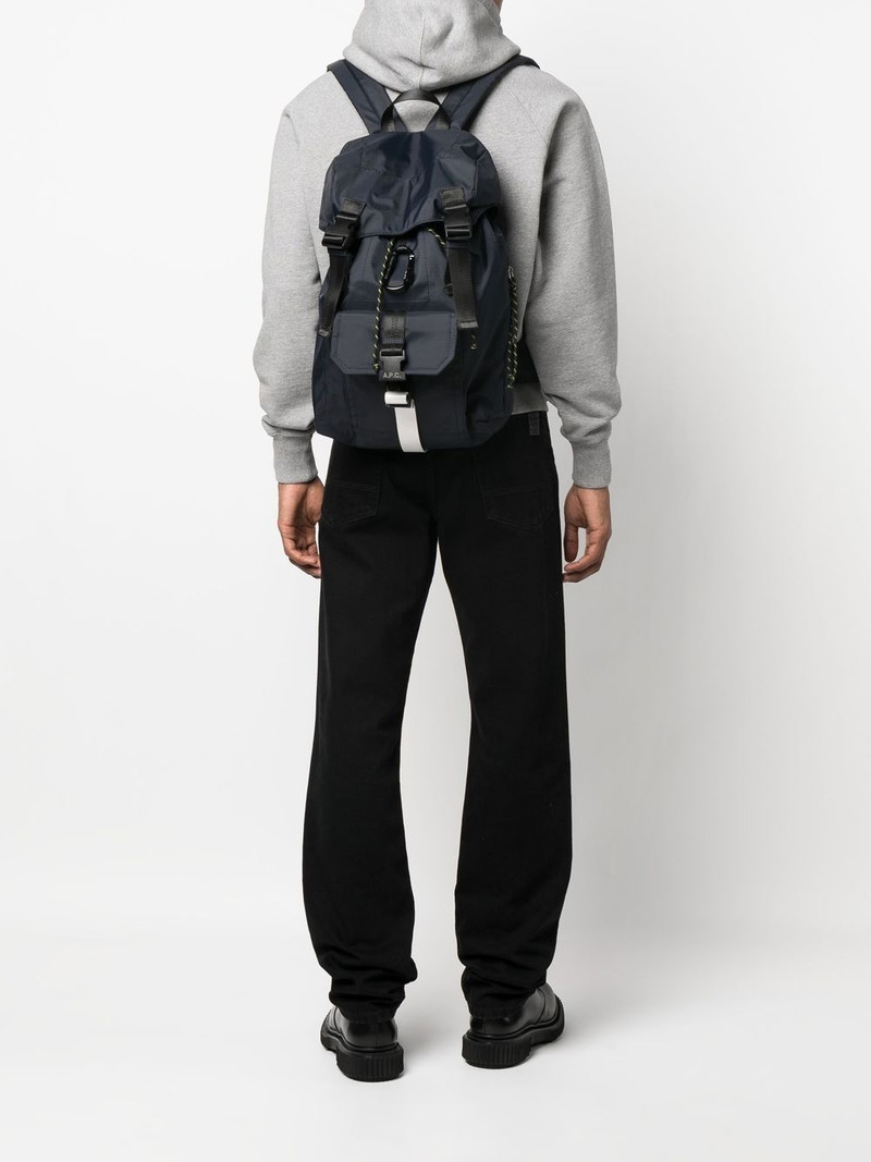 A.P.C. Treck logo-patch backpack outlook