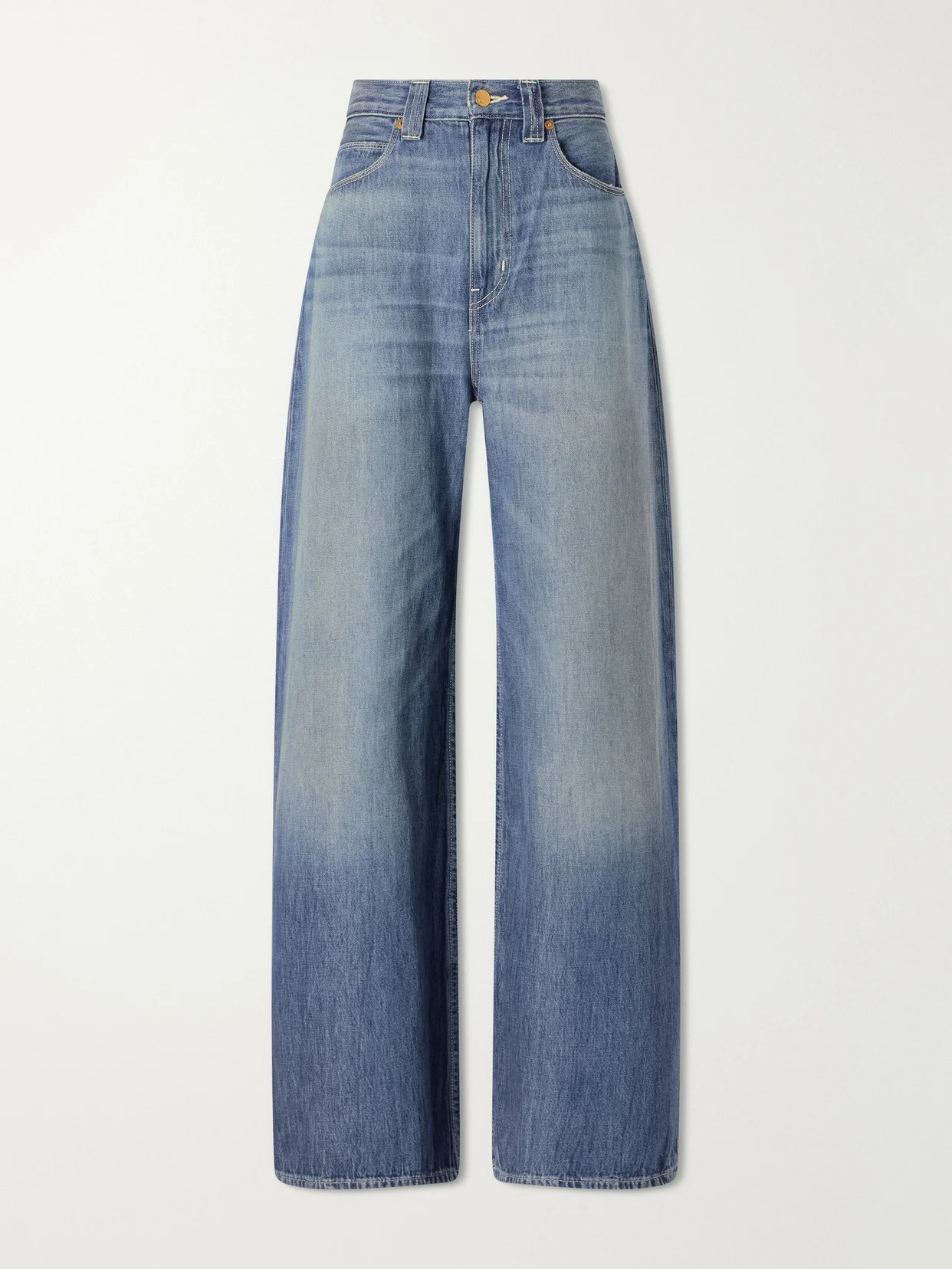 Baggy Wide-leg Jeans - 1