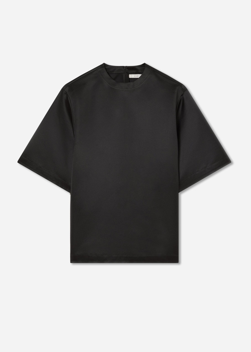 Oversized Shirt in Duchess Satin 1