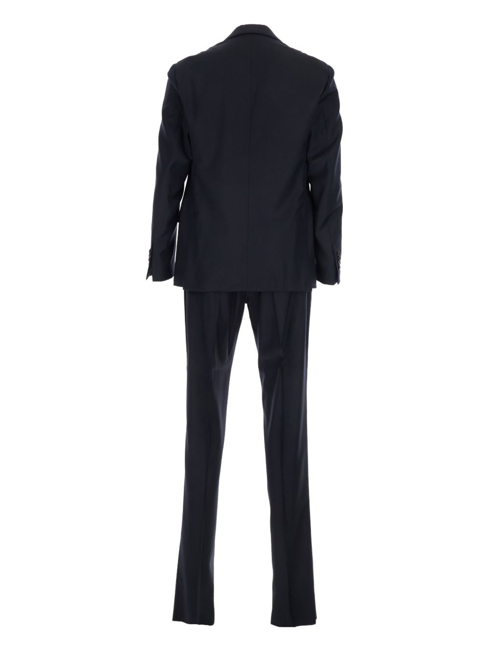 wool-silk blend single-breasted suit - 2