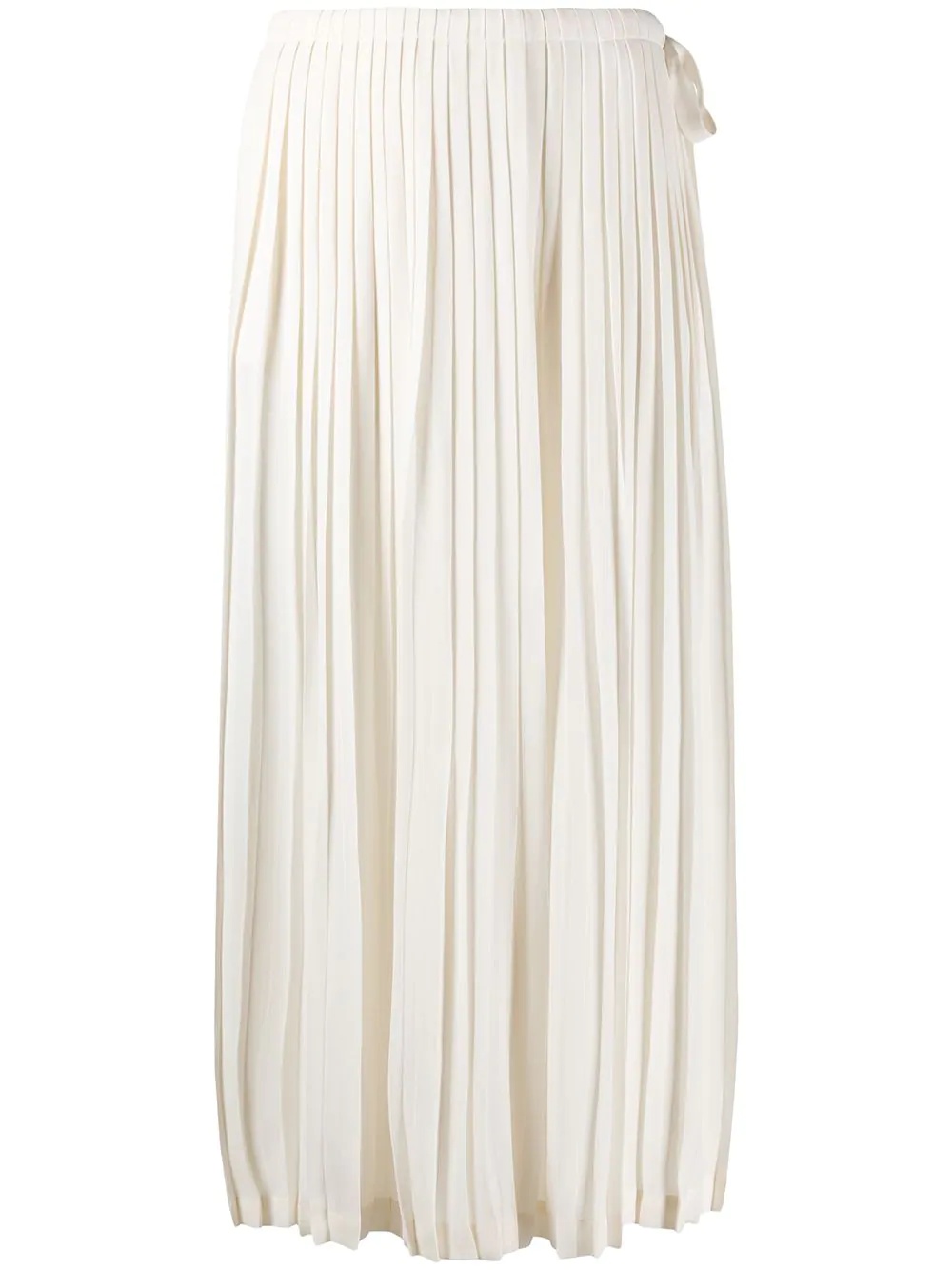 pleated midi skirt - 1