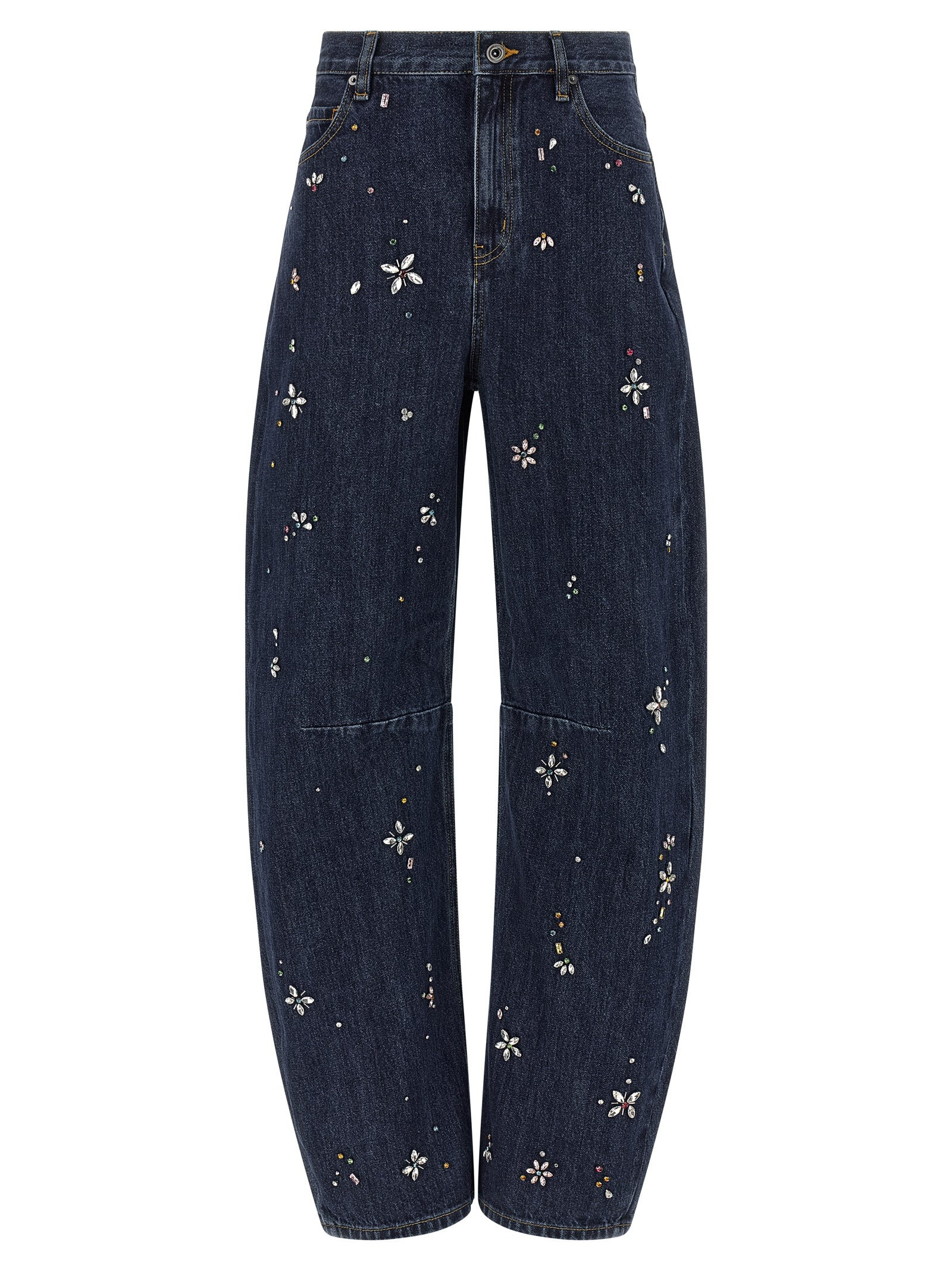 Barrel Leg Jeans Blue - 1