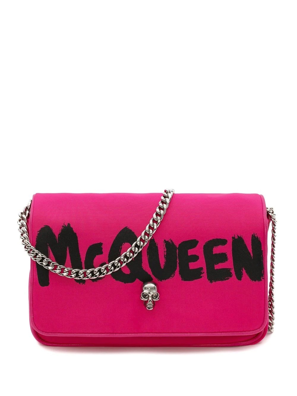 graffiti-logo shoulder bag - 1