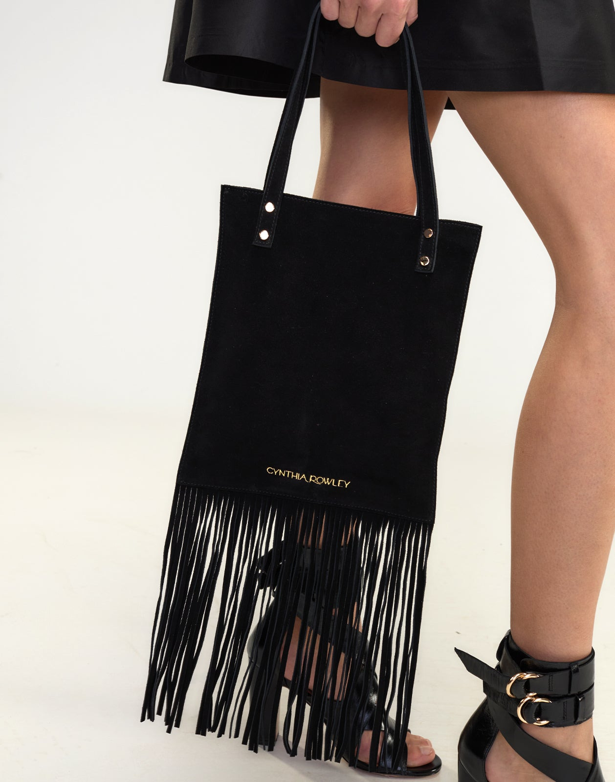 Felicity Fringe Suede Tote - 3