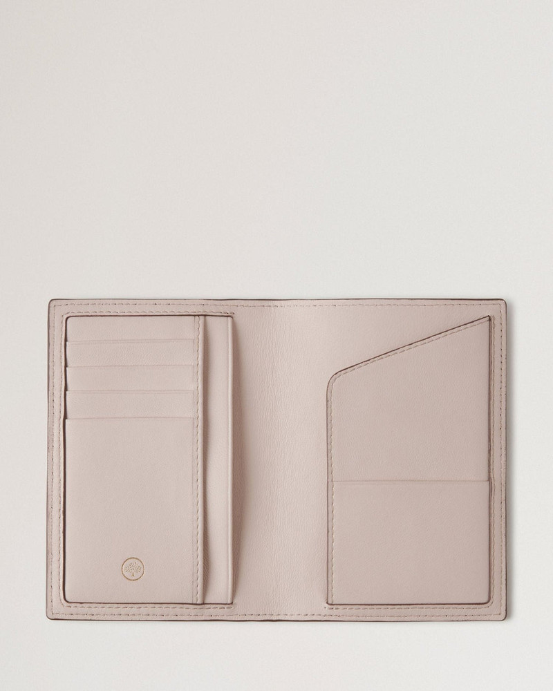 Mulberry Passport Cover Blossom Pink Small Classic Grain outlook