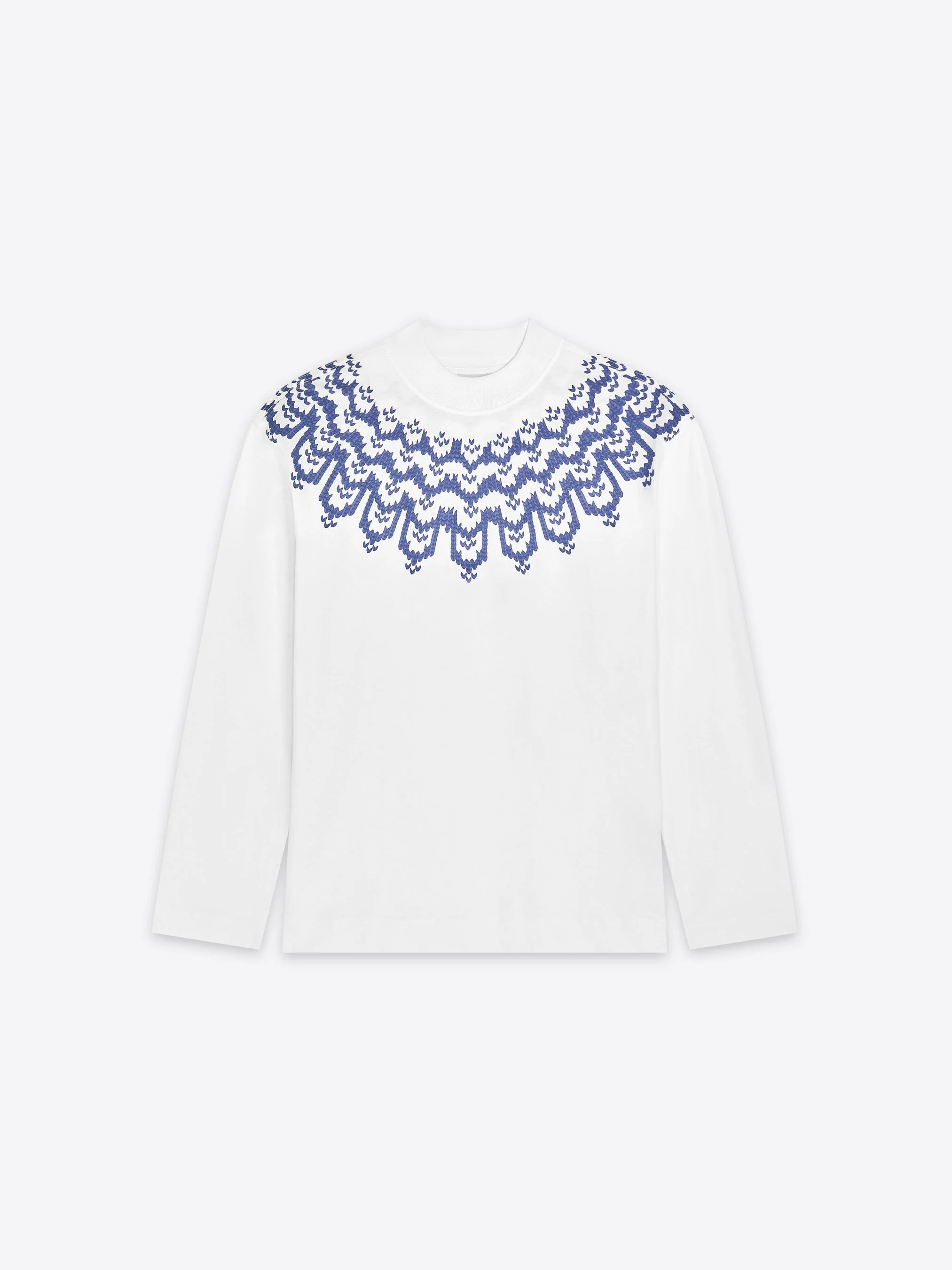 LONG SLEEVE COTTON TEE - 1
