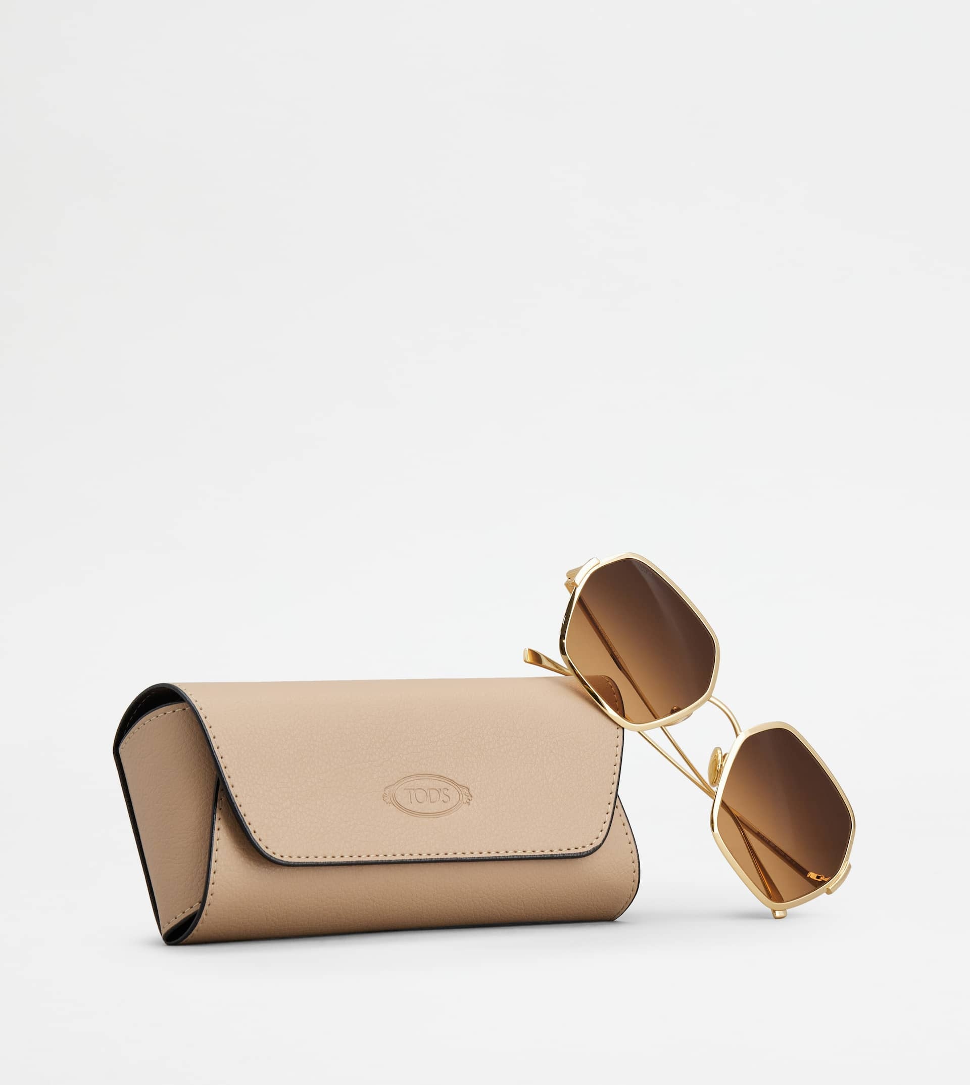 HEXAGONAL SUNGLASSES - GOLD - 5