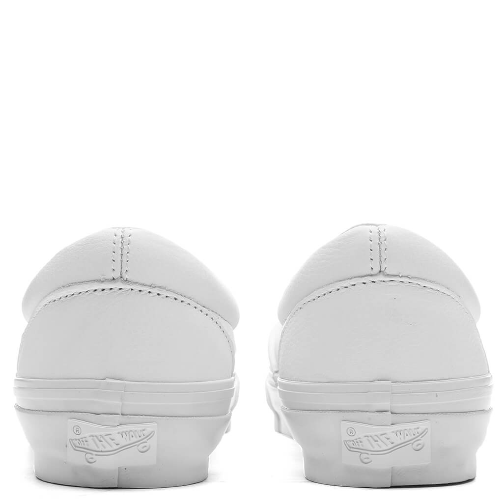 PREMIUM SLIP-ON REISSUE 98 LX LEATHER - WHITE/WHITE - 4