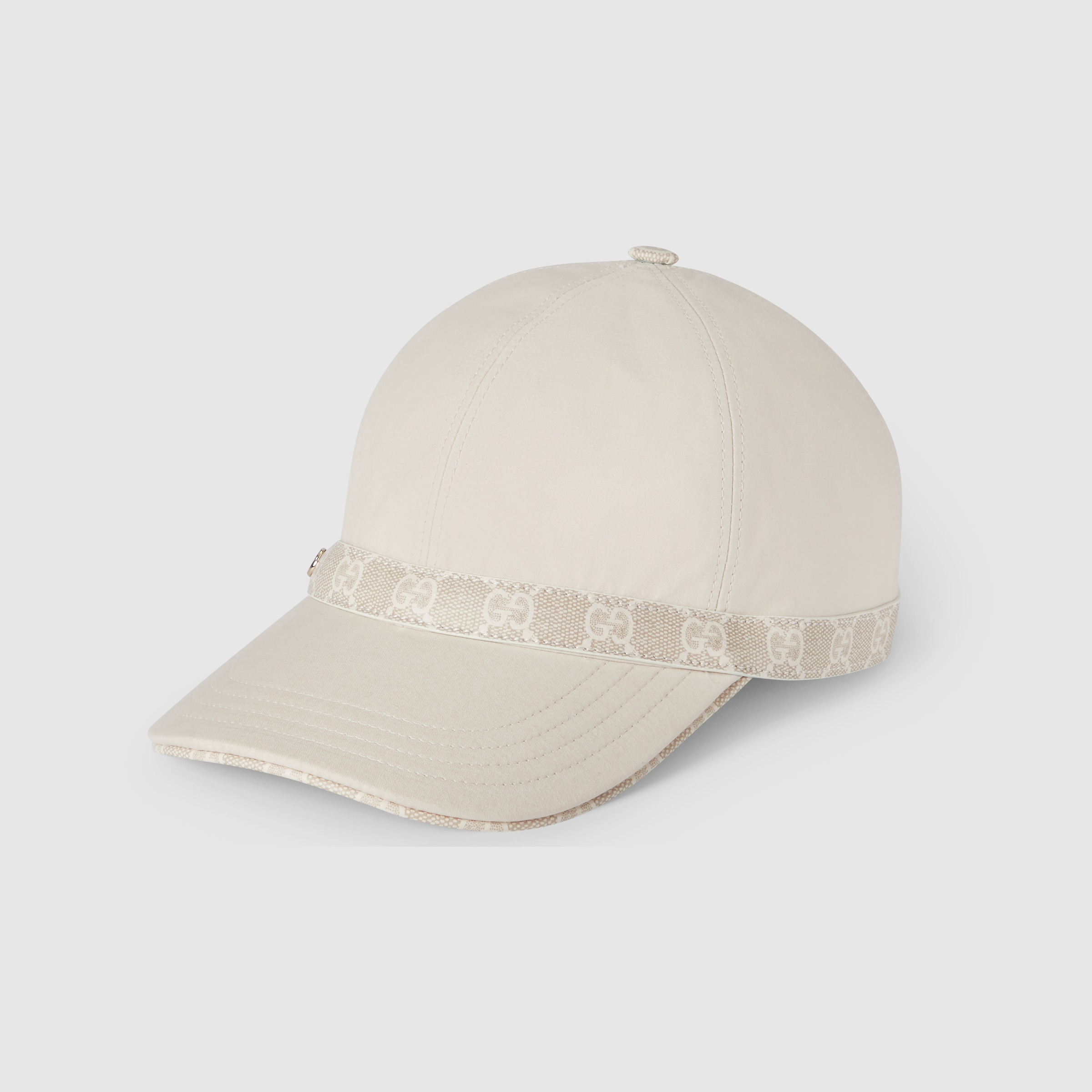 Cotton baseball hat with Double G - 1