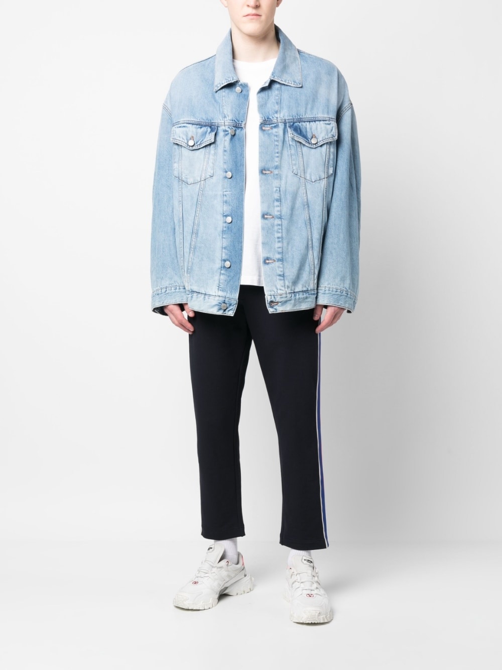 rear logo-patch track pants - 2