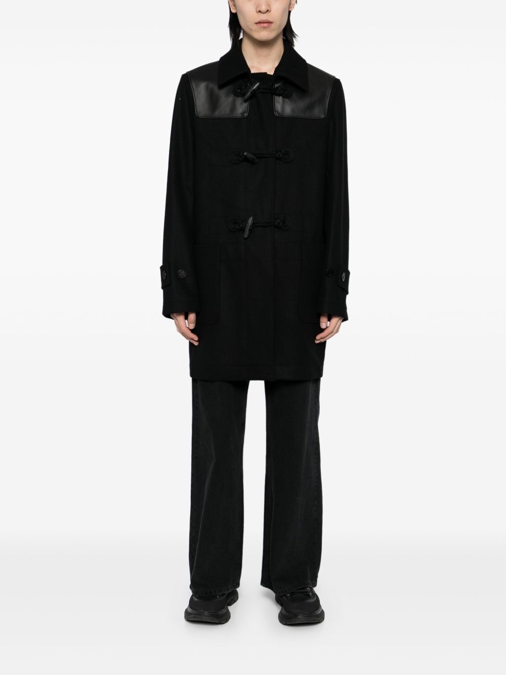 wool duffle coat - 2