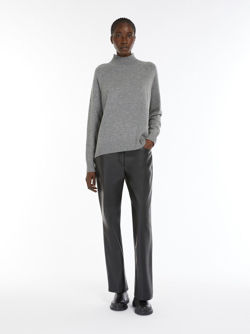 WEEKEND Max Mara ALCALI Cashmere yarn polo-neck sweater outlook