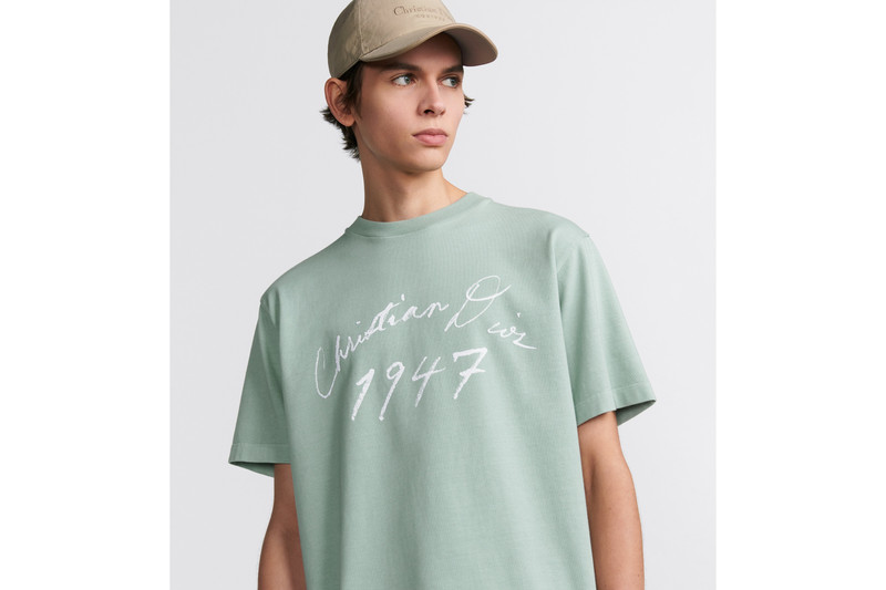 Handwritten Christian Dior T-Shirt, Relaxed Fit 4