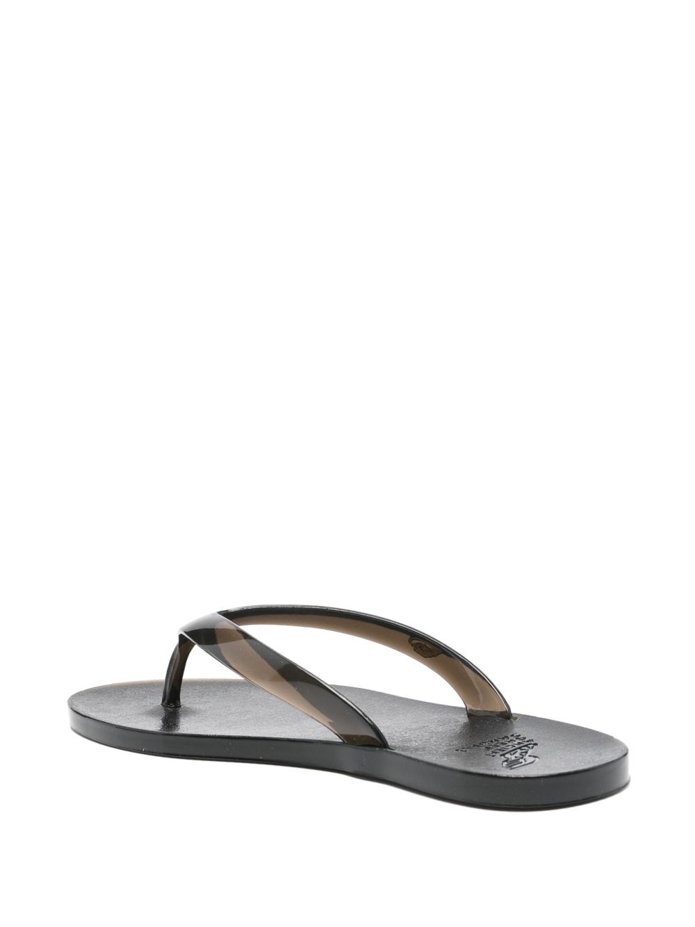 translucent-design flip flops - 3