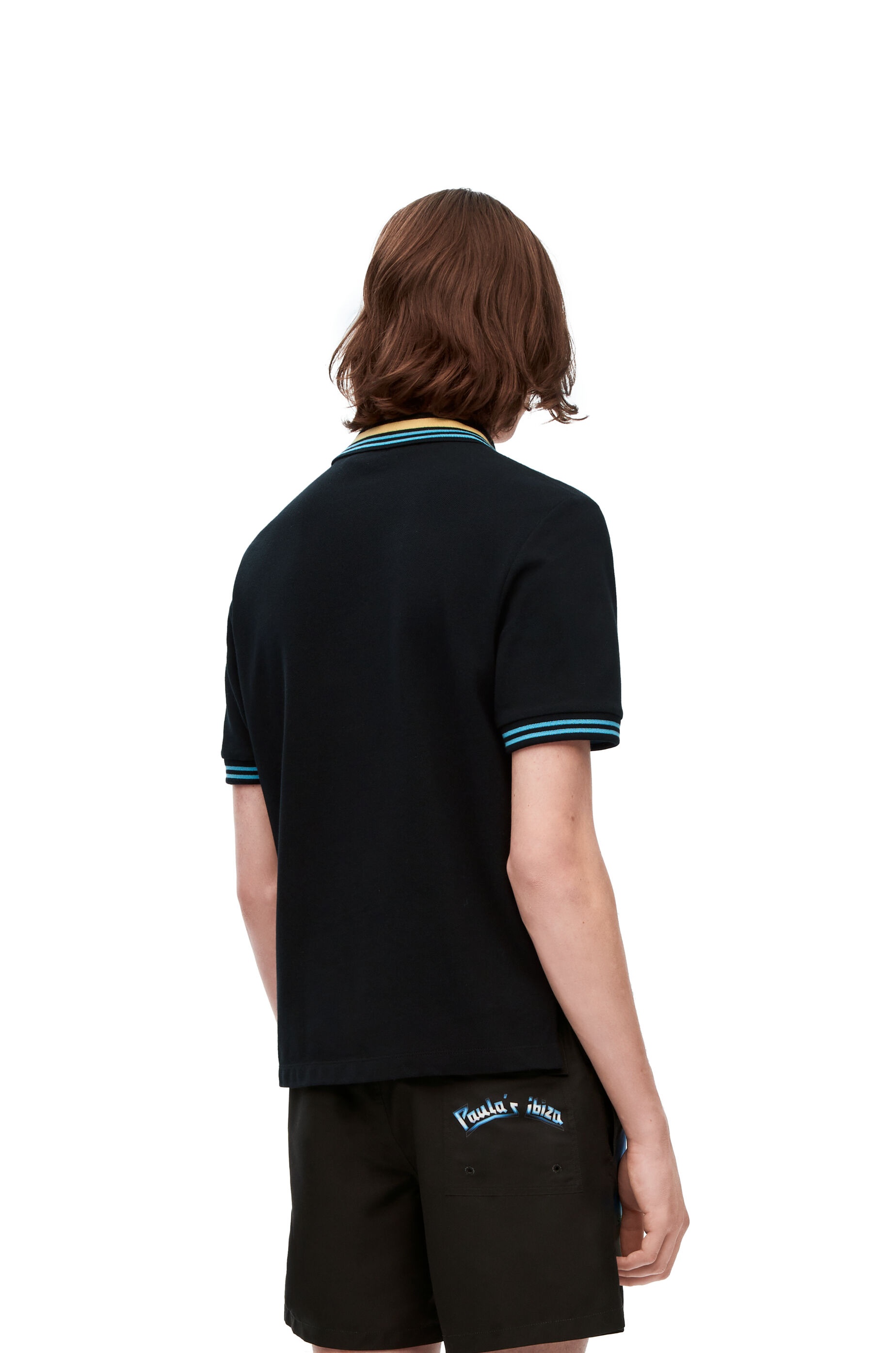 LOEWE bubble polo in cotton and linen - 4