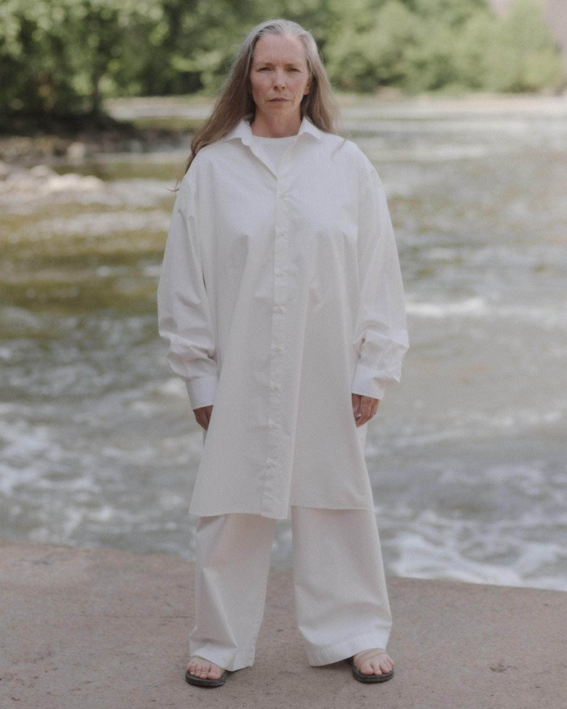 Claude Shirt Dress - Organic Cotton Poplin 1