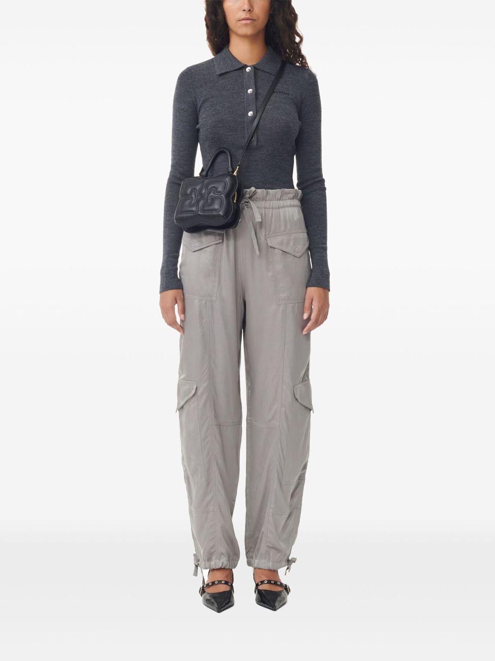 high-waisted trousers - 2