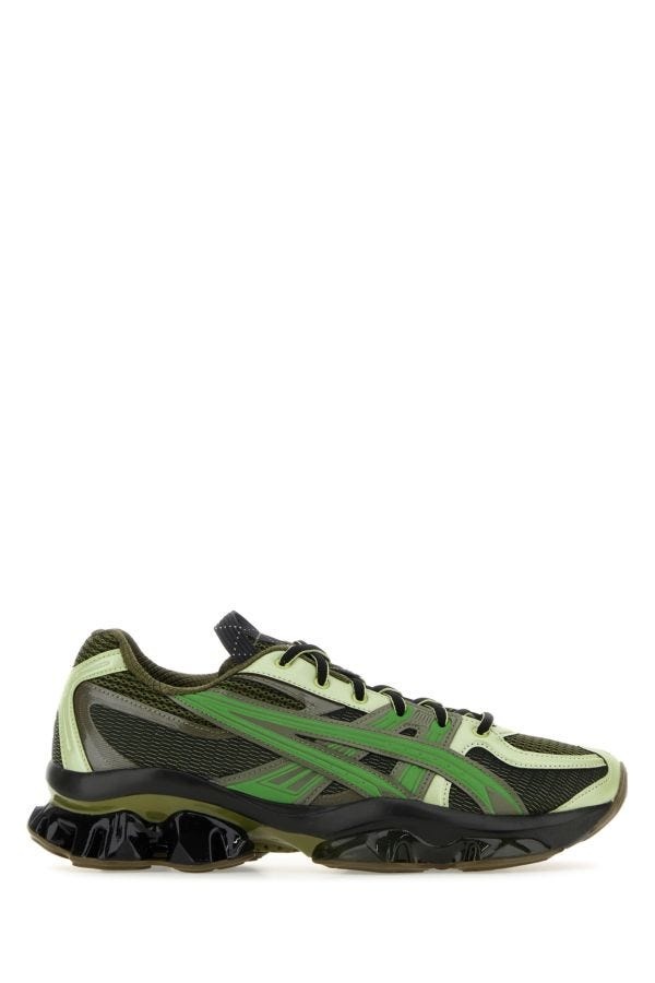 Green rubber and mesh US5-S Gel-Quantum Kinetic sneakers - 1