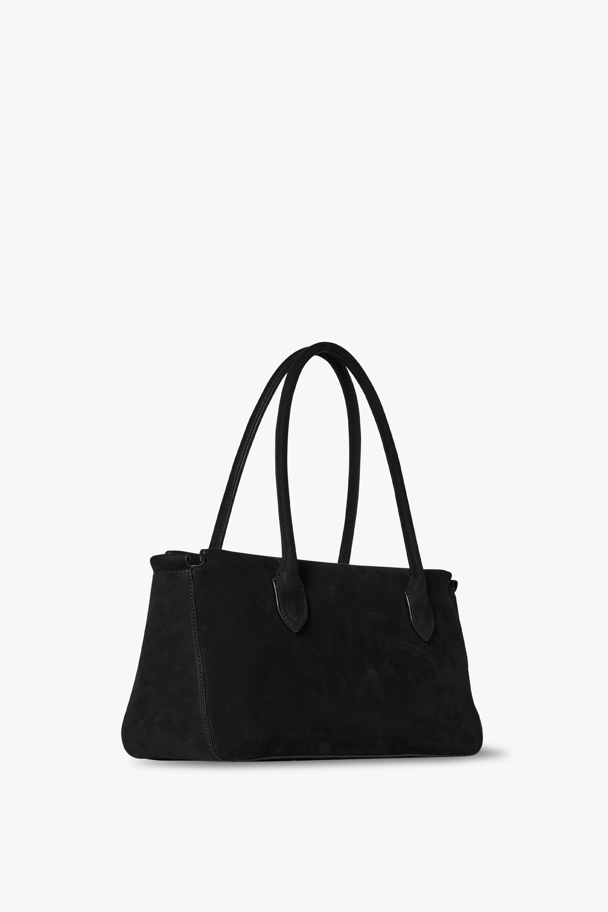 E/W Top Handle Bag in Leather - 2