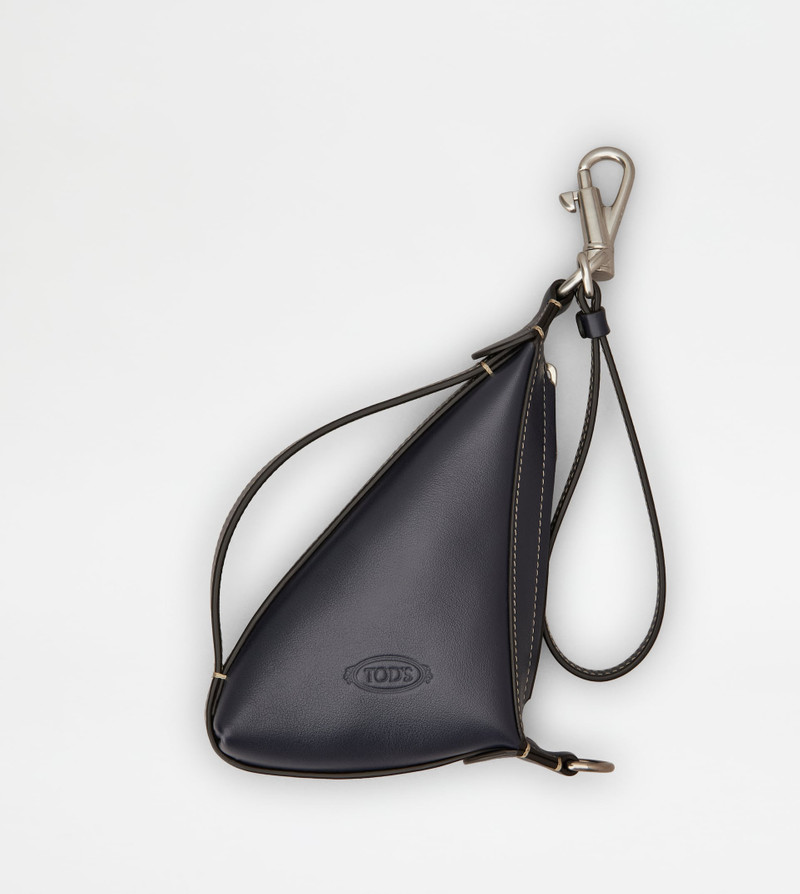 COIN PURSE IN LEATHER - BLUE 1