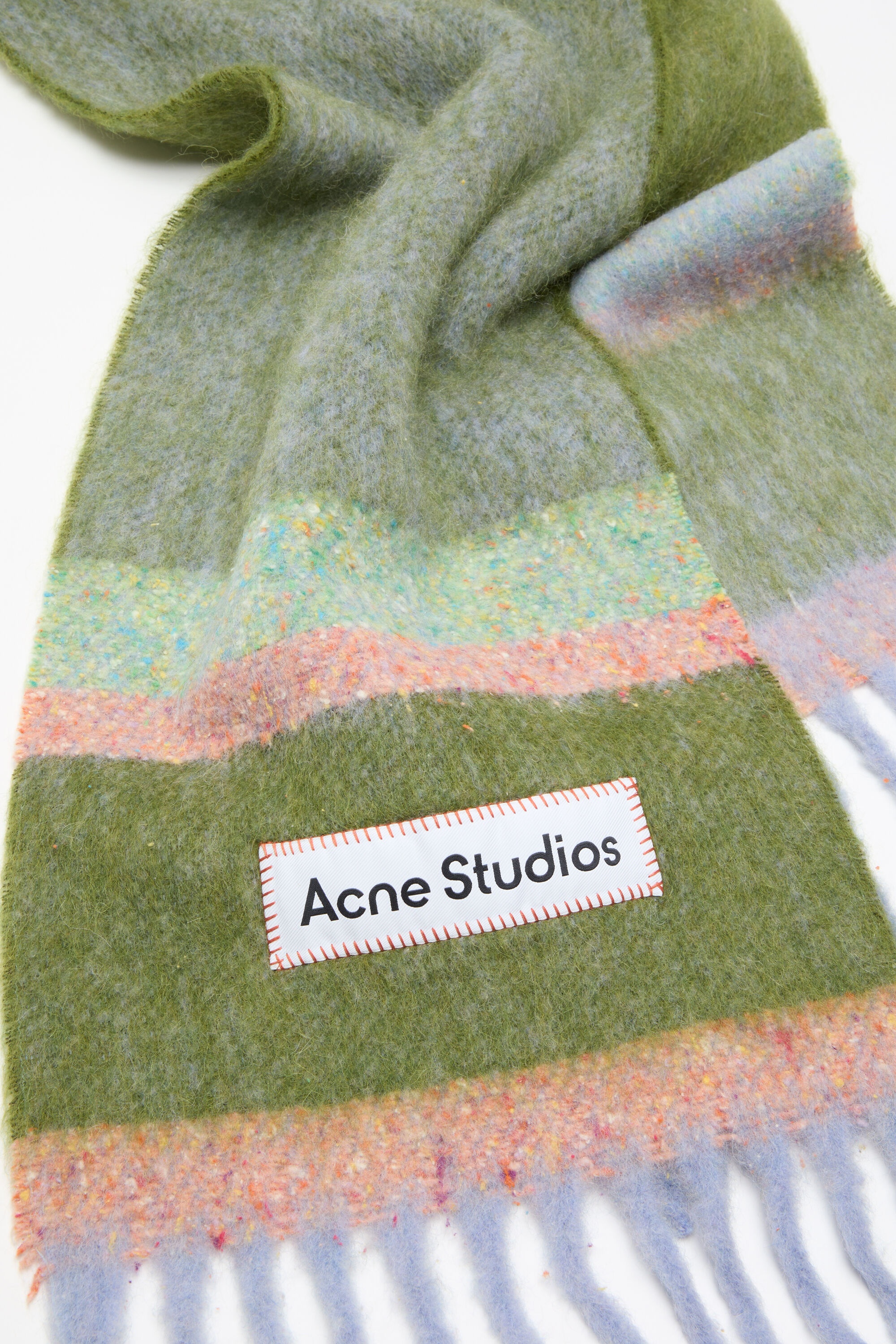 Alpaca scarf - Blue/green - 2