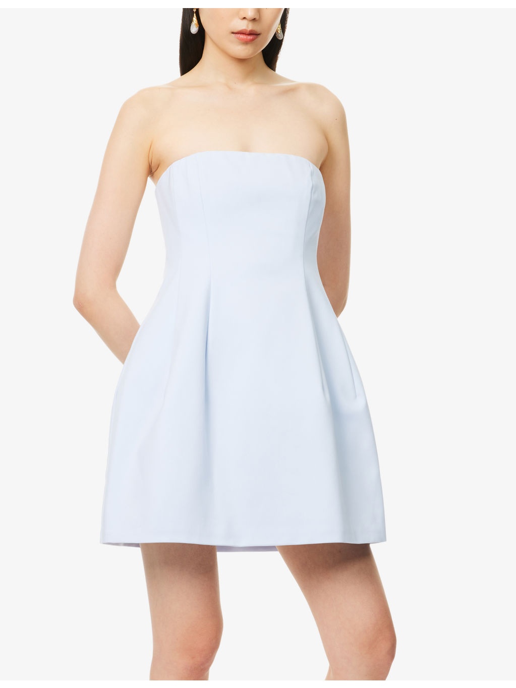 Arta Bustier Strapless Cotton-Blend Mini Dress - 3