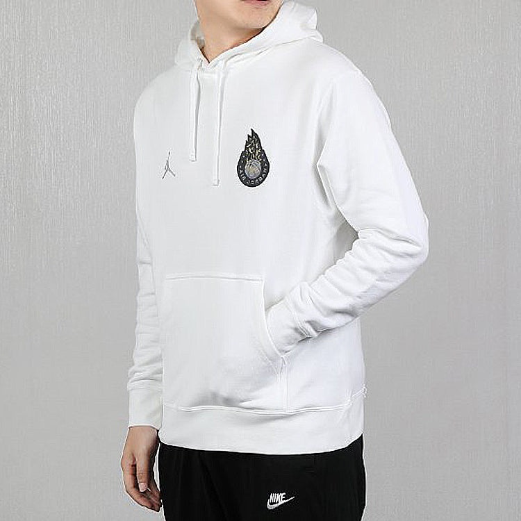 Air Jordan Legacy Basketball hooded Pullover White CJ9093-100 - 3