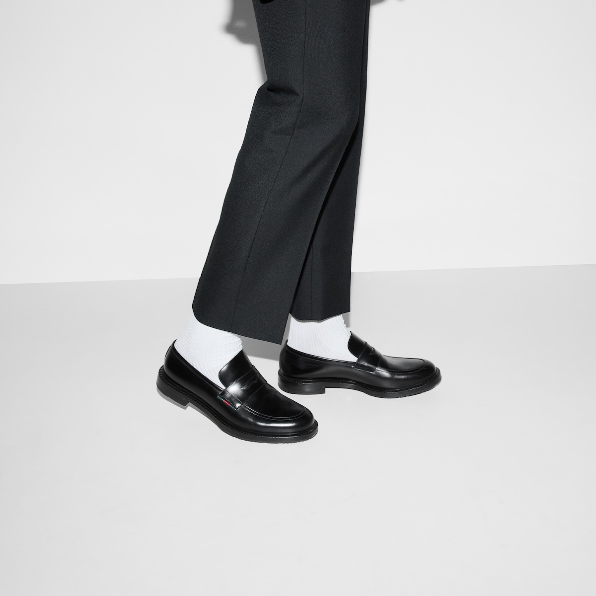 Men's loafer with leather Web - 3