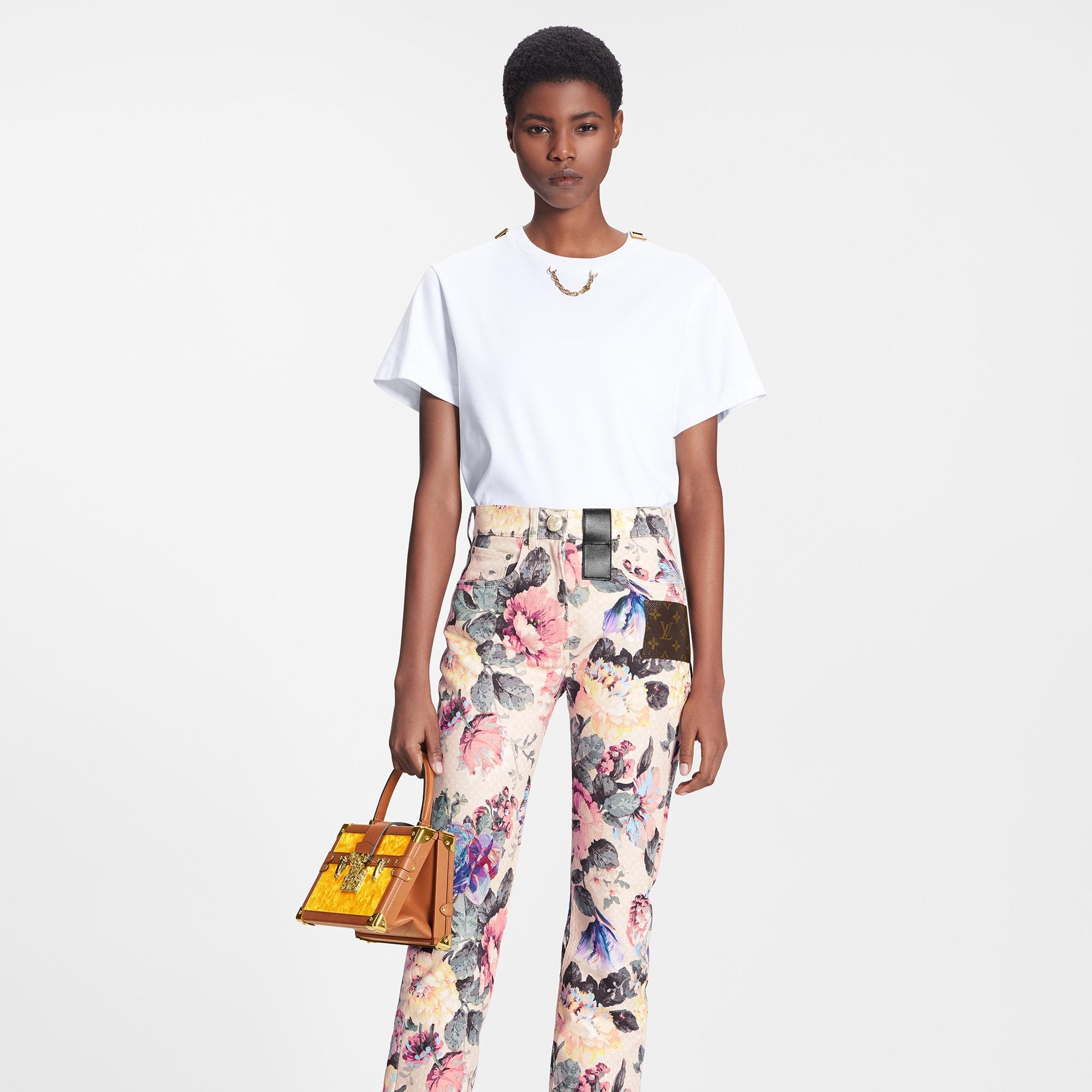 Vintage Flower Straight-Cut Jeans - 5