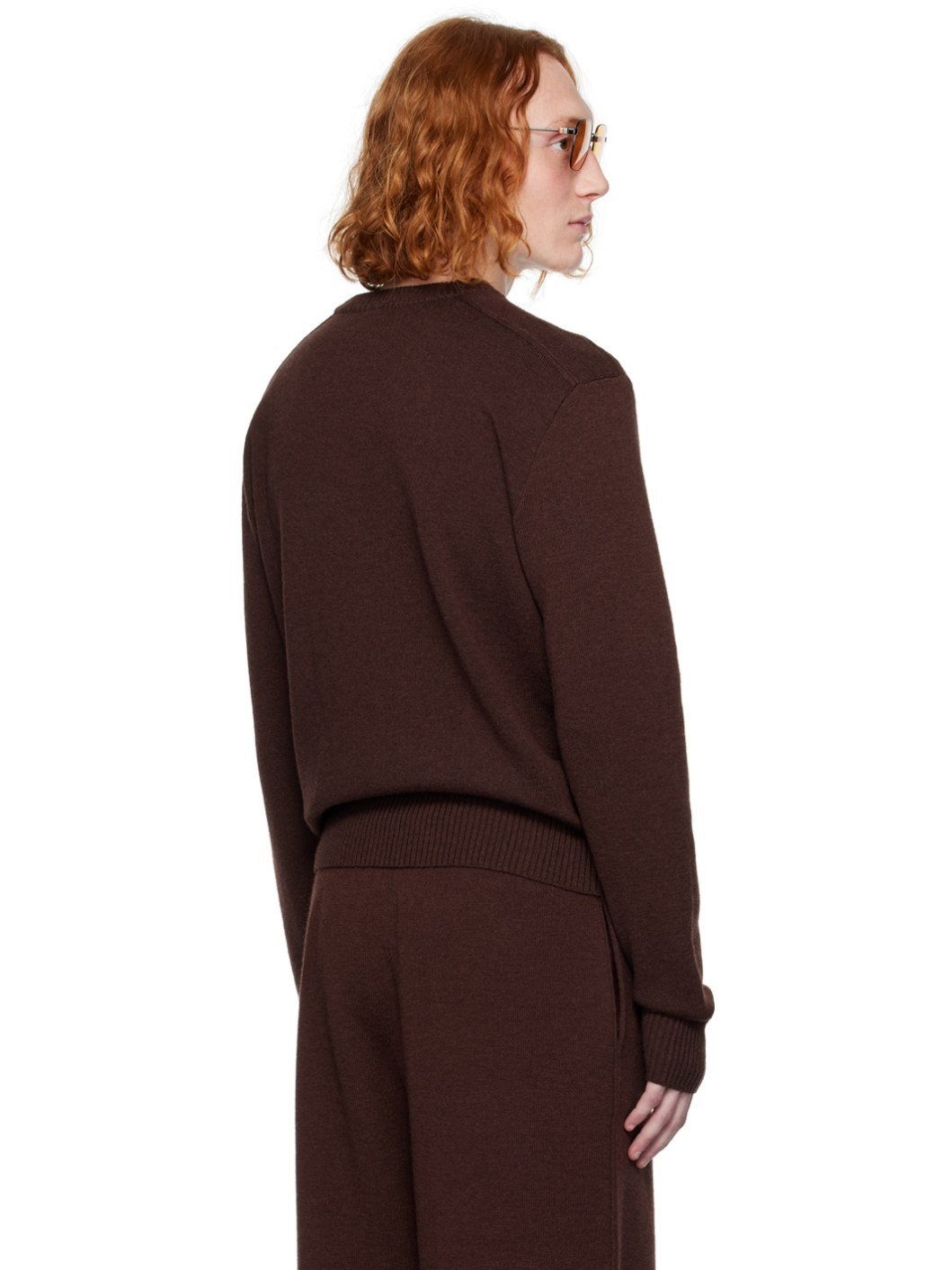Brown Rose Sweater - 3