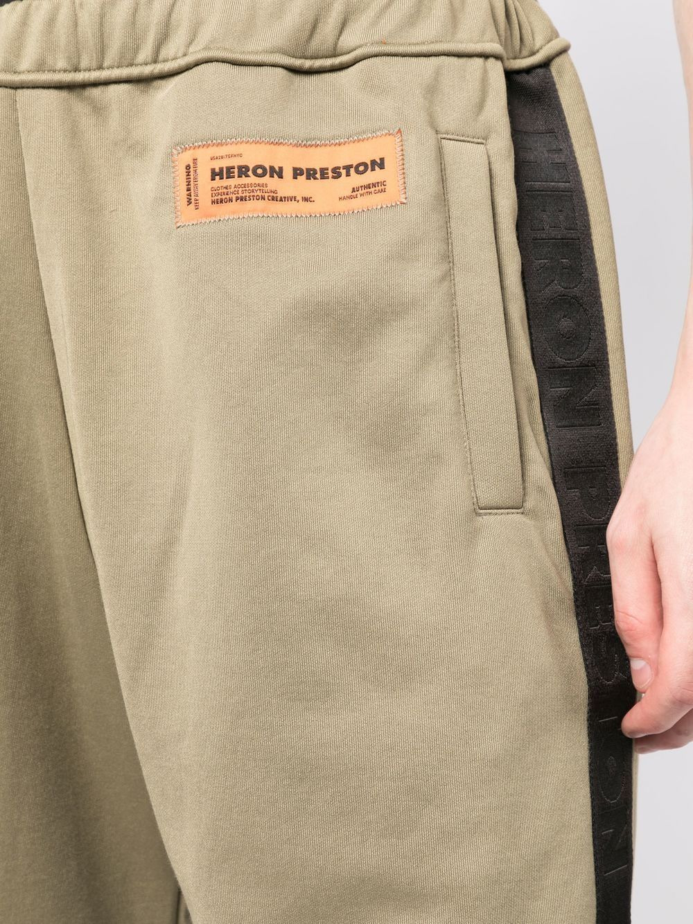 elasticated-waist track pants - 5