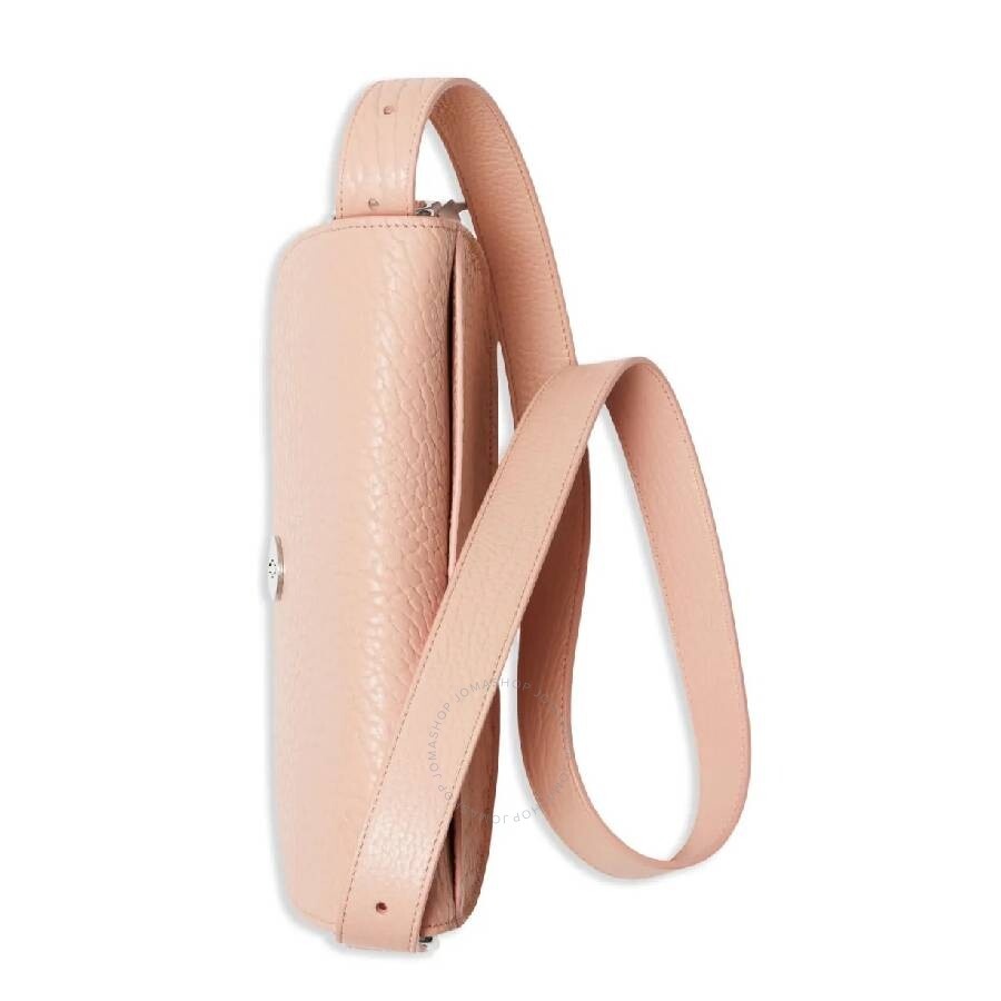BURBERRY チェスロコエンホスカトホルタ 8083534 BLUSH Burberry Burberry Chess Leather Satchel - Blush | jomashop