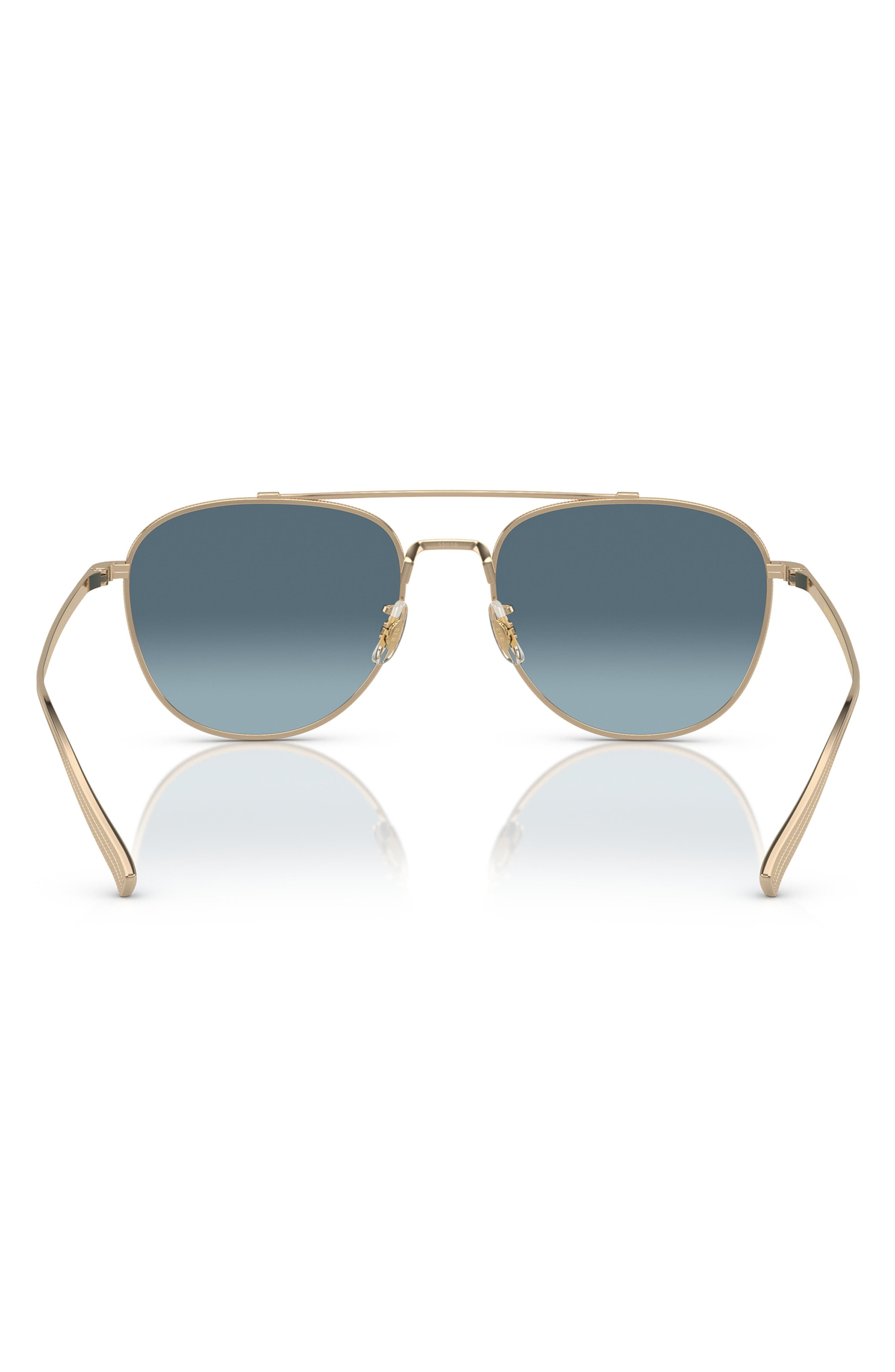 Rivetti 55mm Gradient Pilot Sunglasses - 5