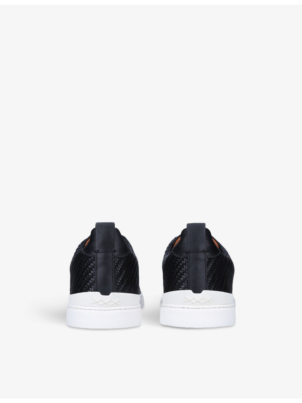 Pelletessuta woven leather low-top trainers - 4