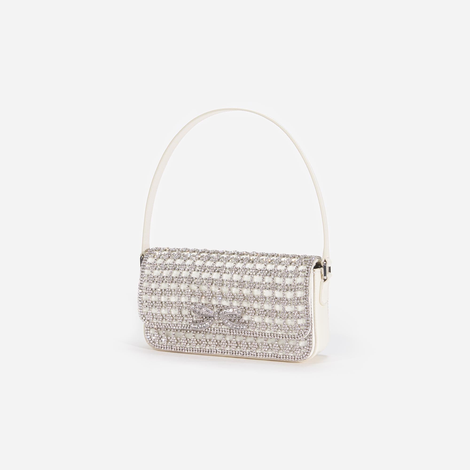 Champagne Crystal Baguette Bag - 2