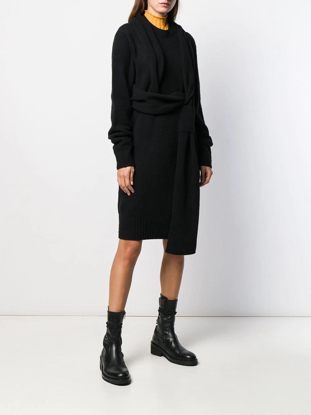 deconstructed wrap dress - 3