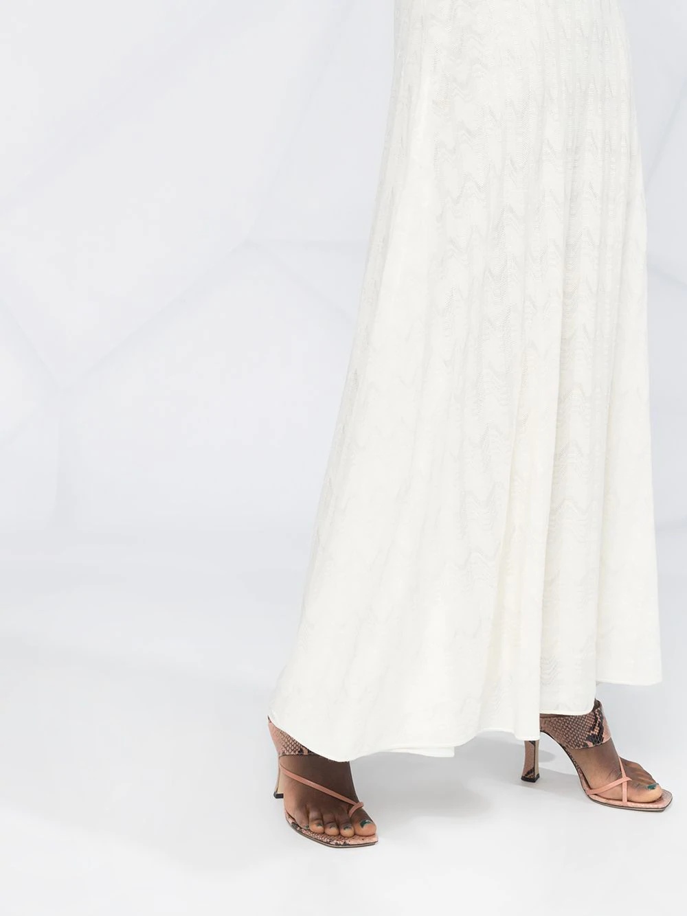 gathered maxi dress - 3