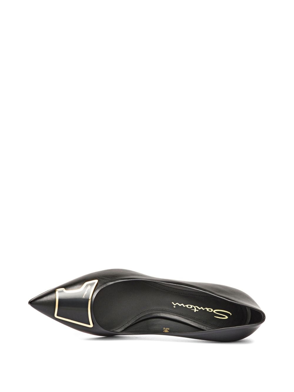 90mm Sibille leather pumps - 4