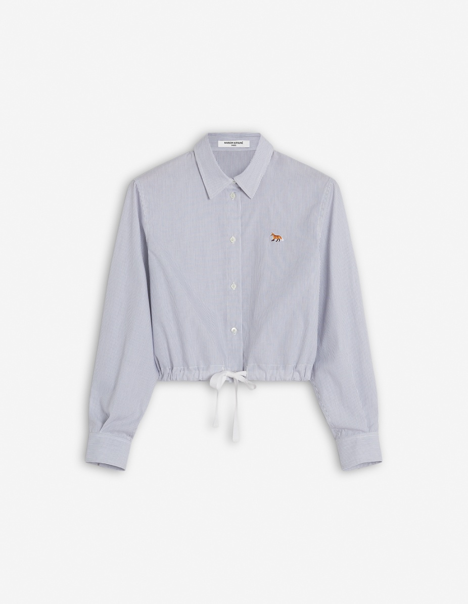 DRAWSTRING CROPPED SHIRT - 1