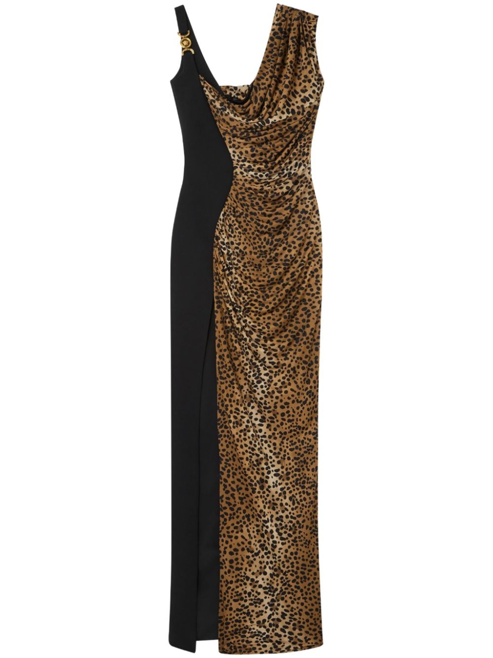 leopard-print maxi dress - 1
