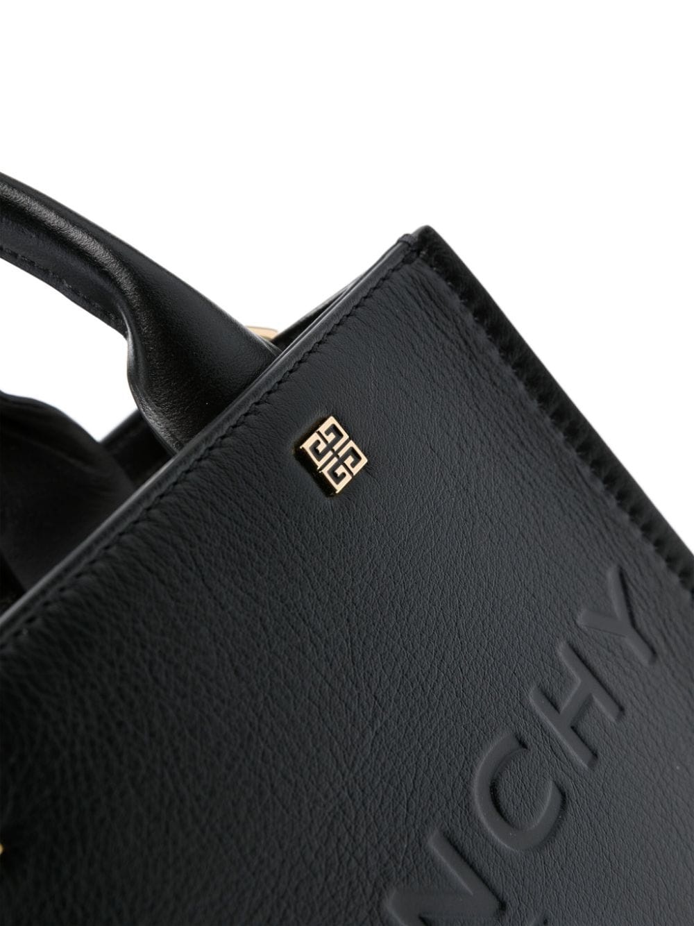 mini G-Tote leather bag - 4