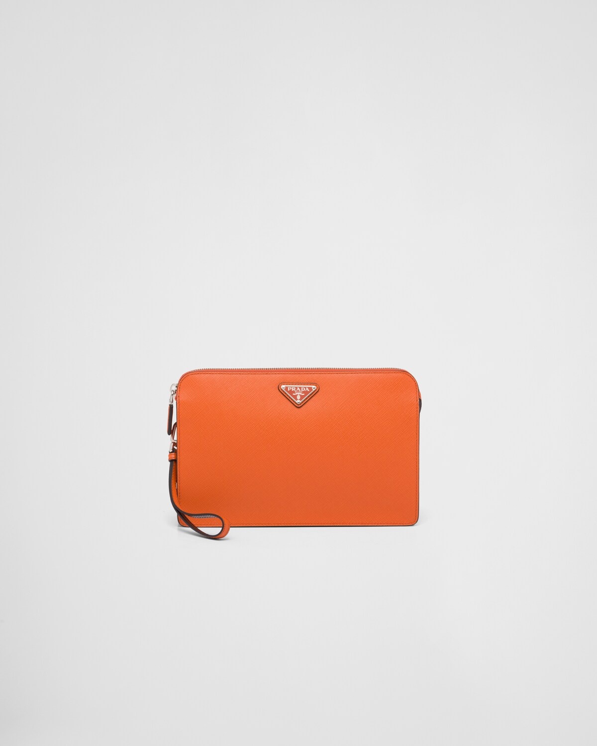 Saffiano leather pouch - 1